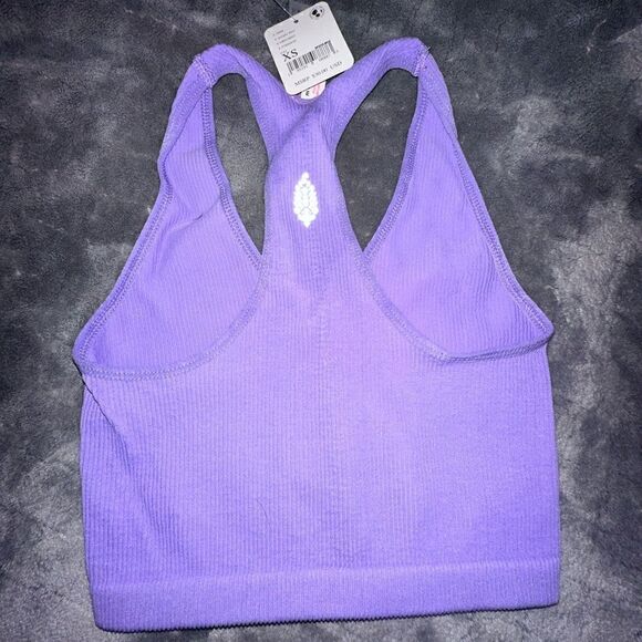 NWTs Free People Ribbed Crop Tank Size XS - Picture 3 of 3